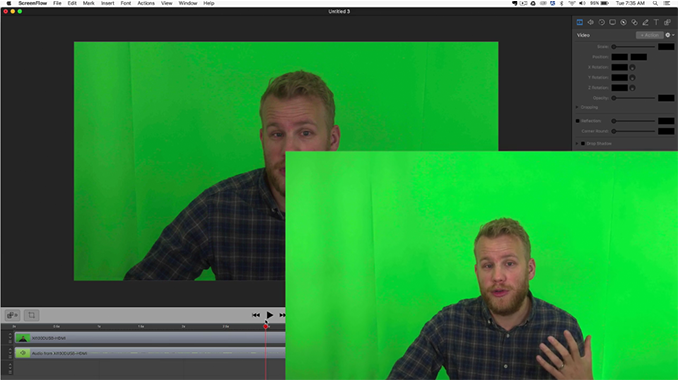 How to Create a Green Screen Video with the ScreenFlow Chroma Key Tool
